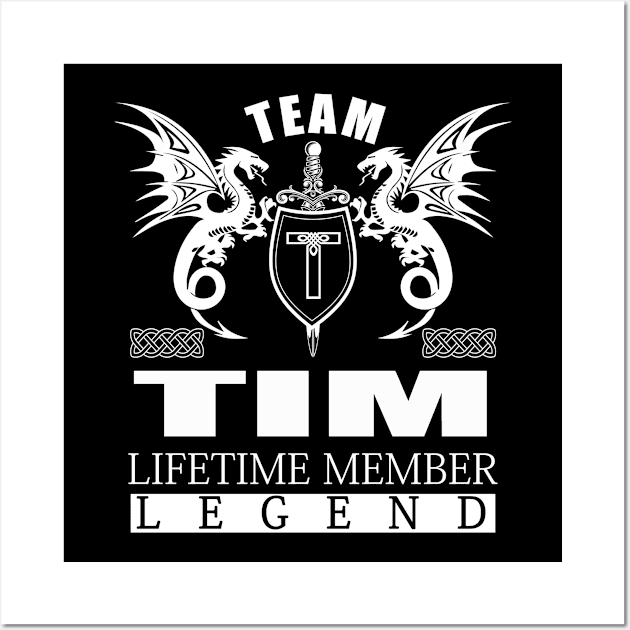 Team TIM Lifetime Member Legend Wall Art by MildaRuferps